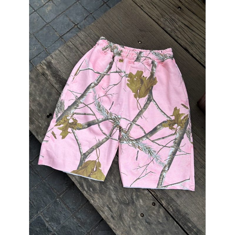 Realtree Pink Sweater fabric 5Shorts