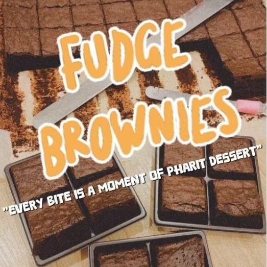 บราวนี่ (Fudge Brownies) ขนาด 4 × 4 นิ้ว