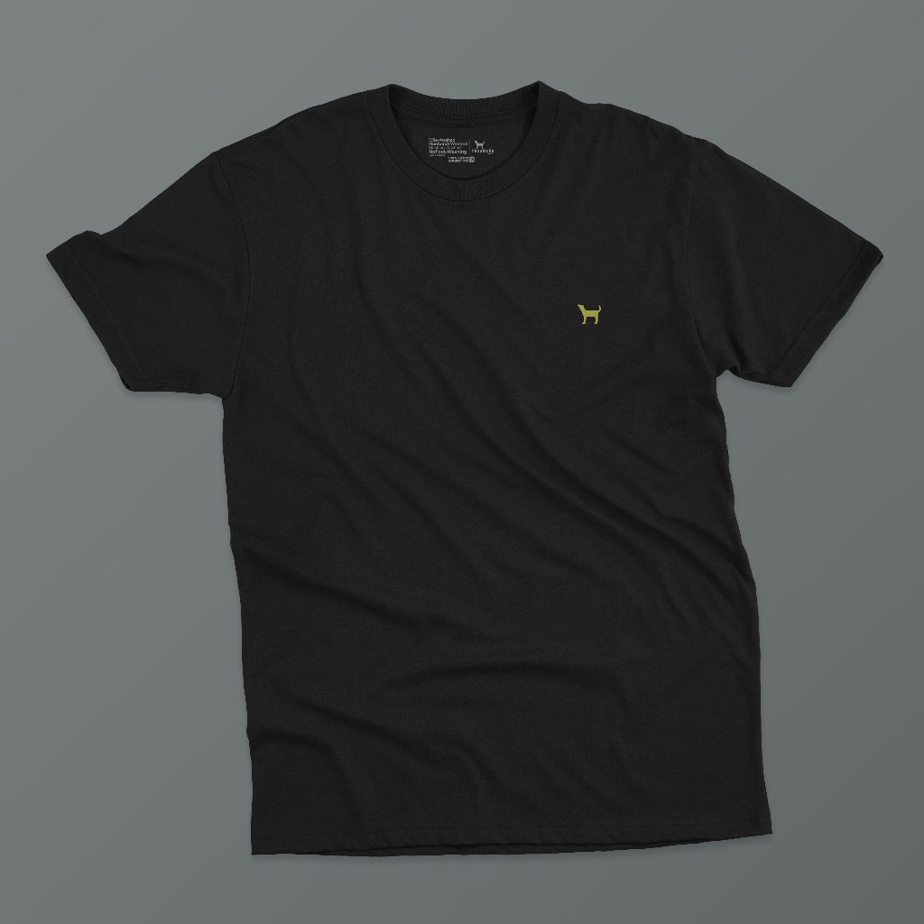 PhanMaBa เสื้อยืดลายหมาเล็ก Cotton 100% Garment Dye