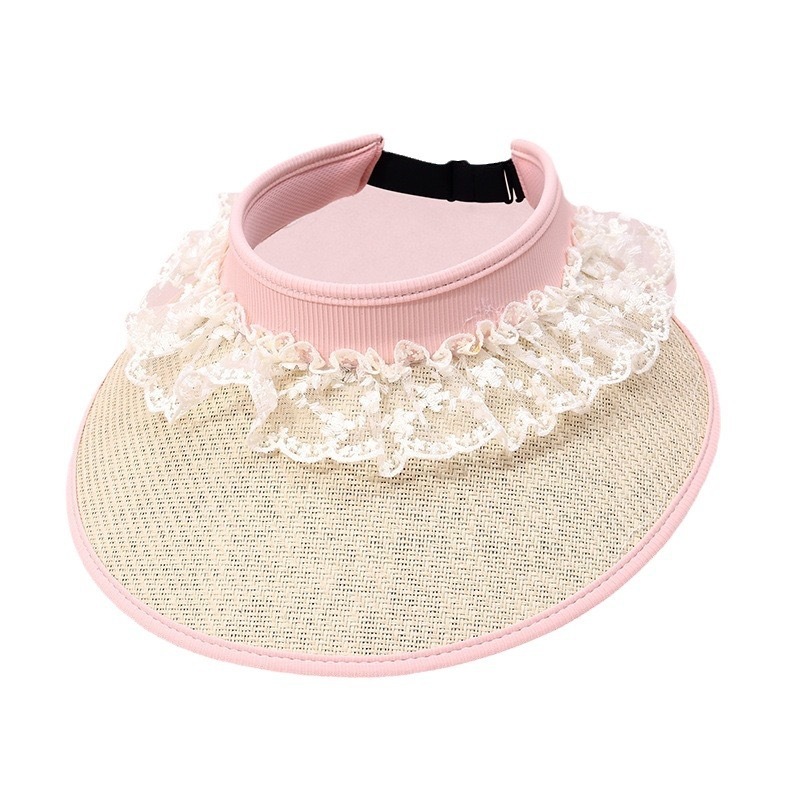 หมวกสาน  หมวกกันแดด   สไตล์ชายหาด สําหรับผู้หญิง 320 - รูปที่ 5