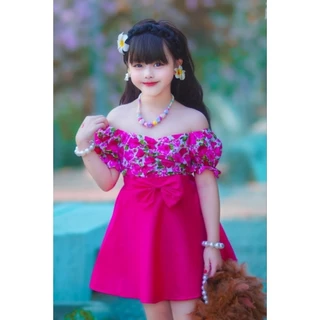 ชุดเช็ตลูกสาว ชุดสงกรานต์ รุ่นเสื้อ+กระโปรงลายดอก/ลายตารางย้อนยุค**ไม่รวมเครื่องประดับ**
