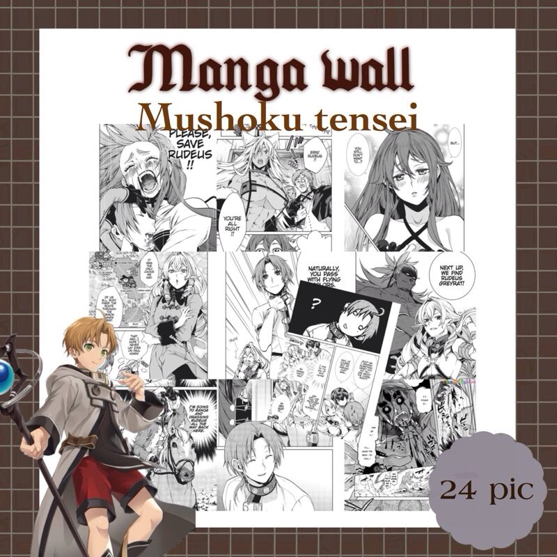 Manga wallpaper เรื่อง Mushoku tensei ภาพตกแต่งห้อง