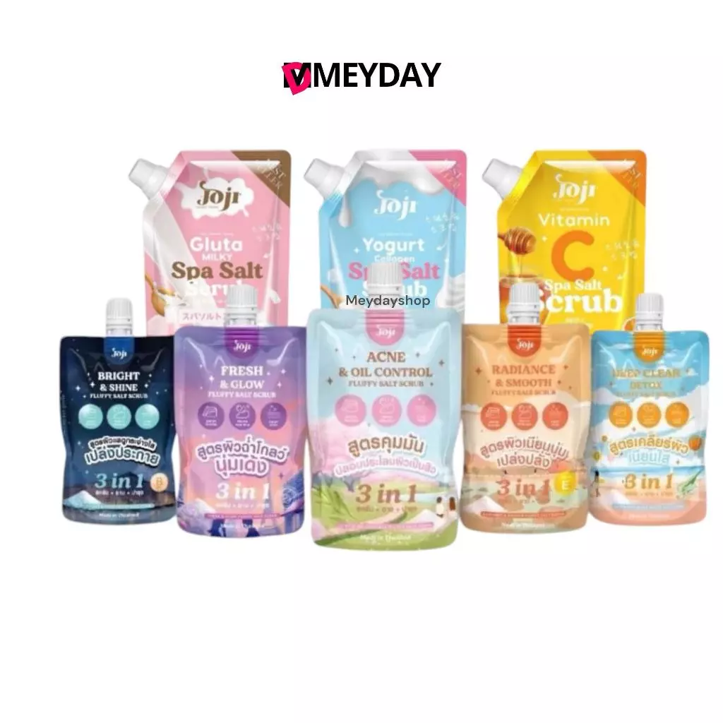 สครับสูตร 3 in 1 ฟลัฟฟี่ ซอลต์ สครับ โจจิ joji secret young fluffy salt scrub ขนาด 350 กรัม