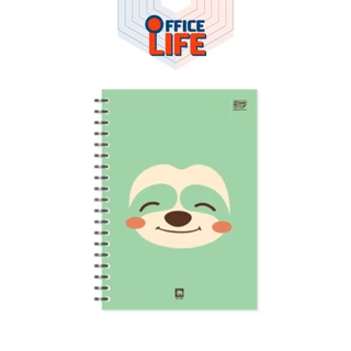 Elephant (ตราช้าง) สมุด สมุดริมลวด รุ่น W-106 ปกกระดาษ A5 70G 50S ( 1 เล่ม / คละลาย )