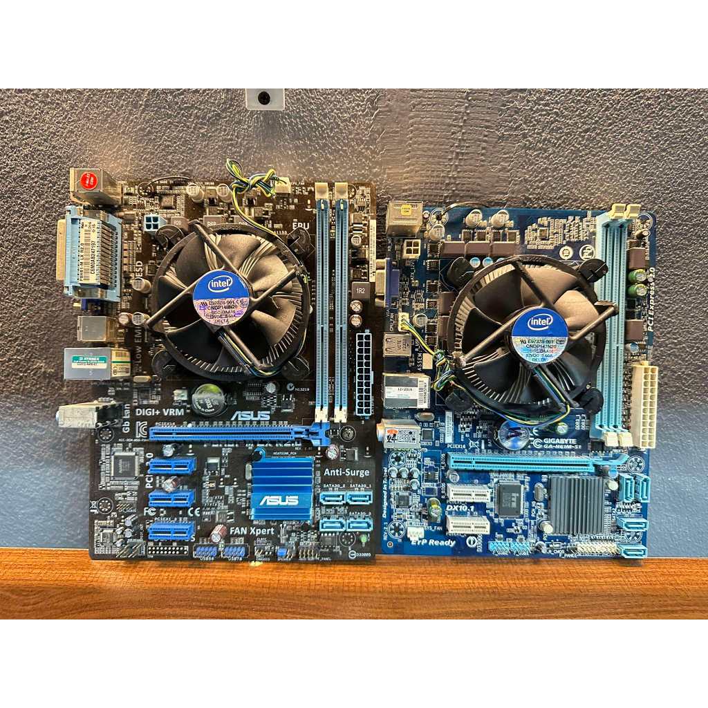 ชุดเมนบอร์ดH61+i5-2400/i5-3470 ASUS/GIGABYTE LGA 1155 คละรุ่น ไช้งานปกติ มือ2 คละรุ่น