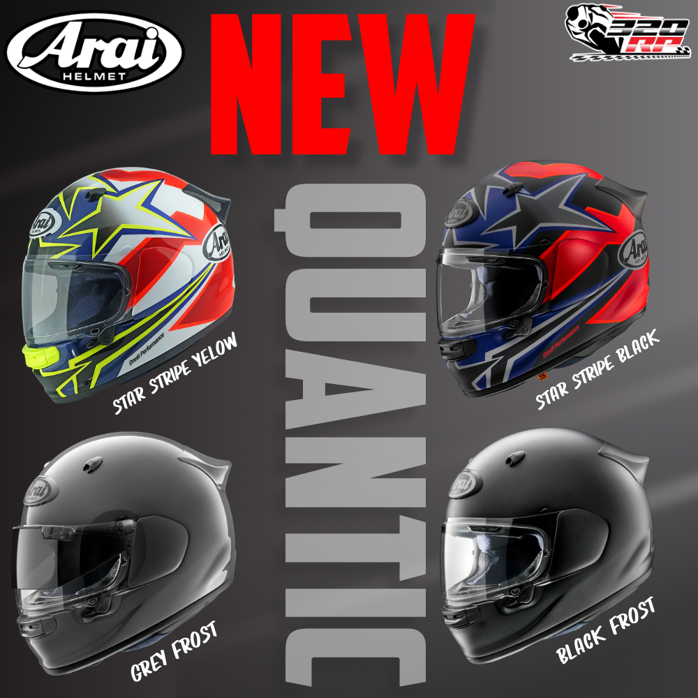 หมวกกันน็อค ARAI QUANTIC | 2 ลายล่าสุด ส่งไว!!! 320sp