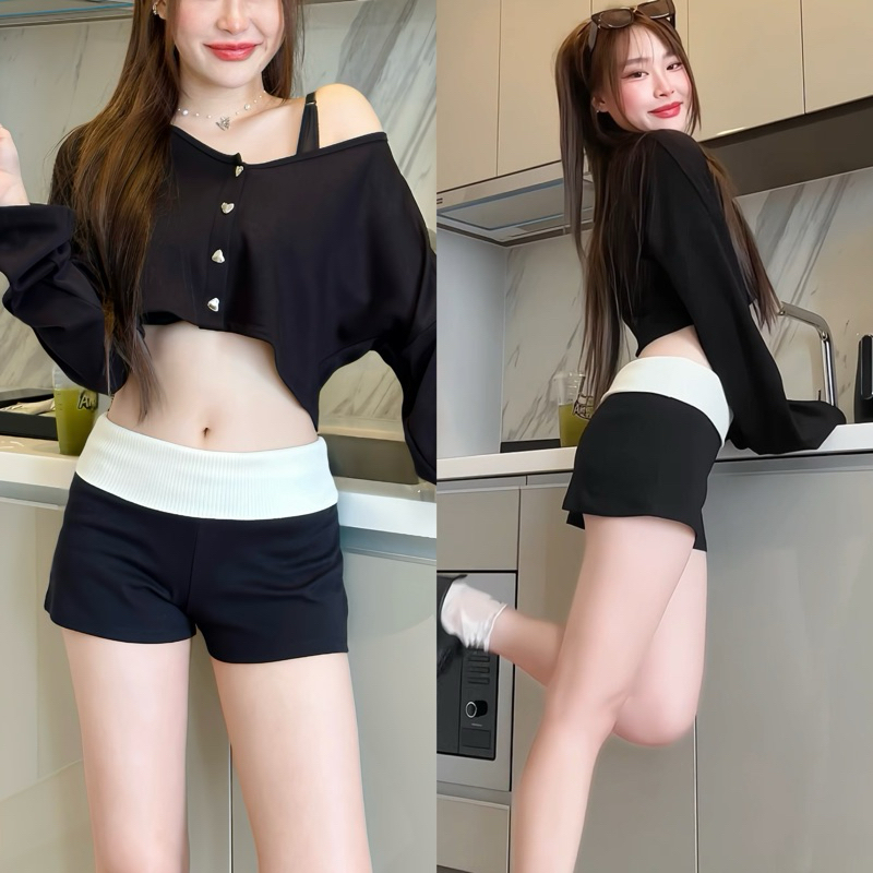 NARYSTUDIO - กางเกง fli:p