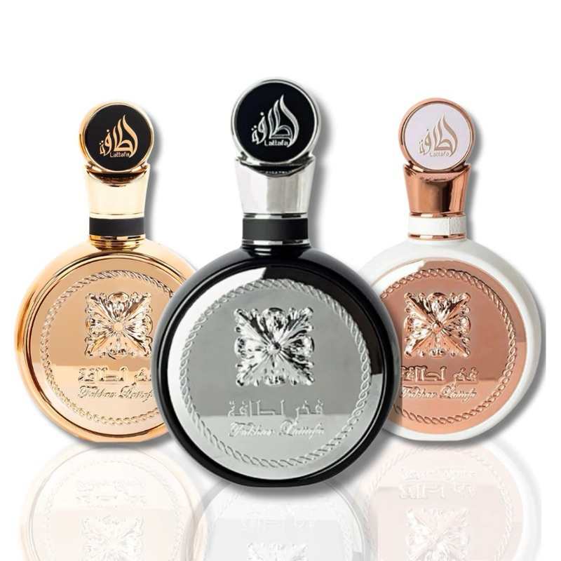 Fakhar Lattafa Silver/Rose/Extrait EDP 100ML. ของแท้มีสติ้กเกอร์ 3D พรีออเดอร์