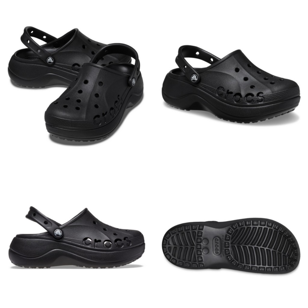 CROCS WOMEN'S CASUAL SHOES BAYA PLATFORM CLOG 🇺🇸💯ของแท้นำเข้าอเมริกา