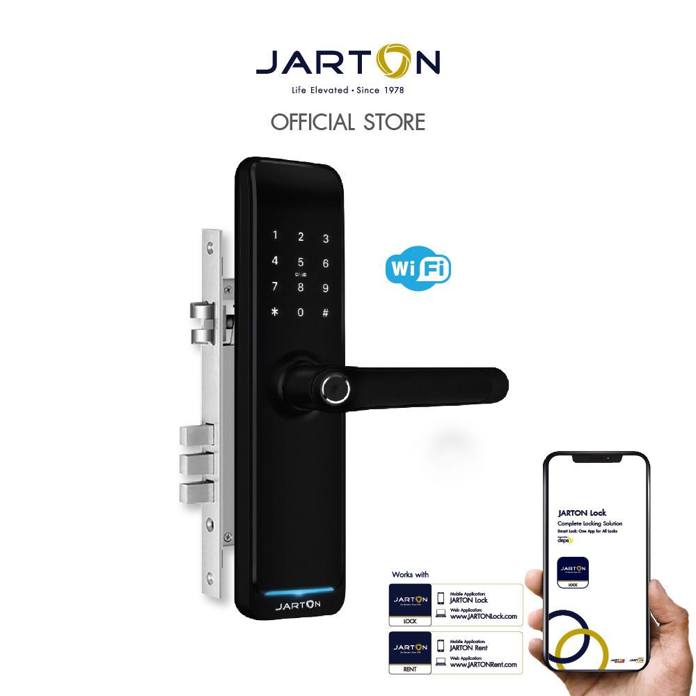 Smart Digital Door Lock  JARTON รุ่น Maxi ระบบ Wi-Fi และ Bluetooth