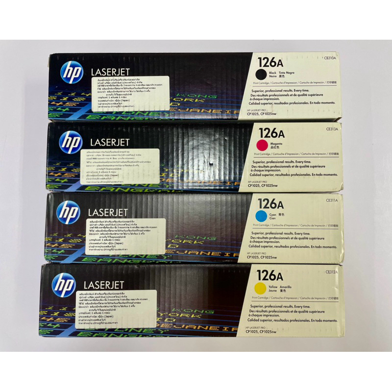 HP Toner 126A (CE310,CE311,CE312,CE313) หมึกพิมพ์เลเซอร์ของแท้