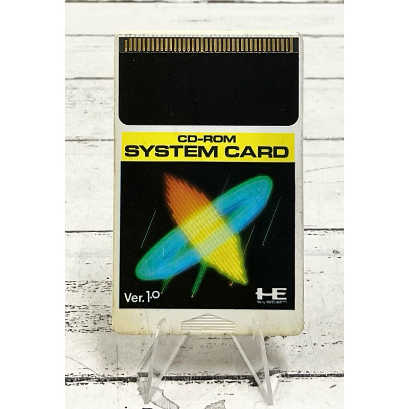 แผ่นแท้ [HuCARD] CD-ROM System Card Ver.1.0 (Japan) TurboGrafx-16 PC Engine V