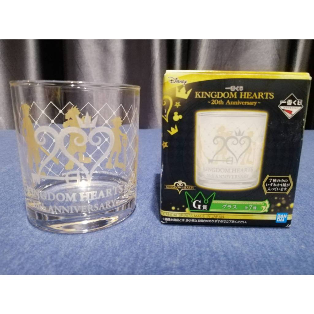 แก้วน้ำ Kingdom Hearts 20Th Anniversary G Prize Bandai spirits กว้าง 7.5 สูง 8.5 CM.