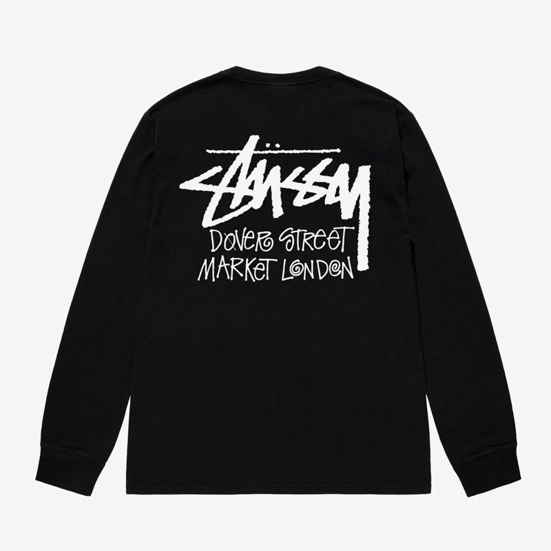 STÜSSY DSM London Longsleeve T-Shirt Black (UK)🇬🇧
