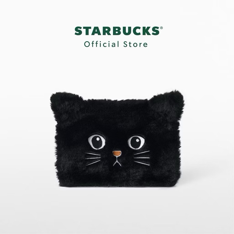 Starbucks Halloween Black Cat Pouch กระเป๋าสตาร์บัคส์