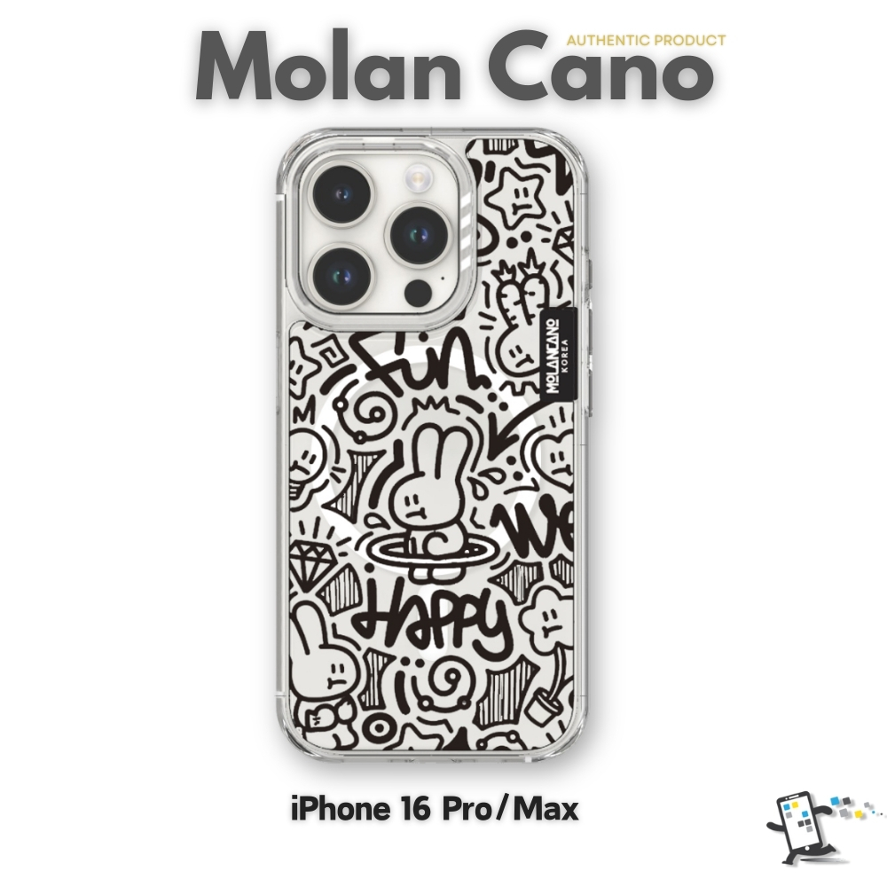 Molan Cano Crystal Design Magnetic เคสสำหรับ iPhone 16 Pro Max, iPhone 16 Pro และ iPhone 16