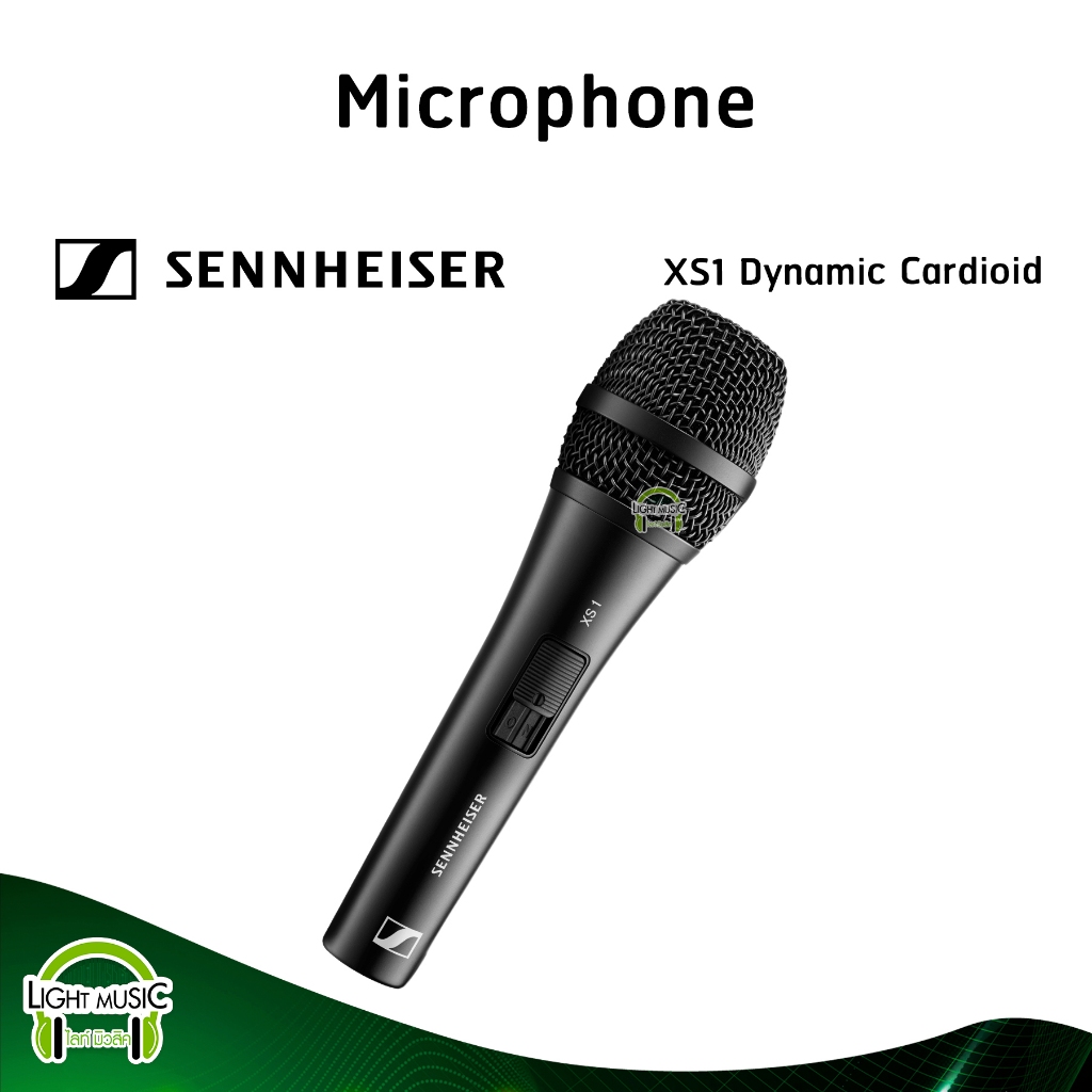 Microphone Sennheiser XS1 Dynamic Cardioid แบบมือถือ มีคอไมค์ สำหรับพูดหรือร้องเพลง ไมค์ ไมค์สาย ไมโ