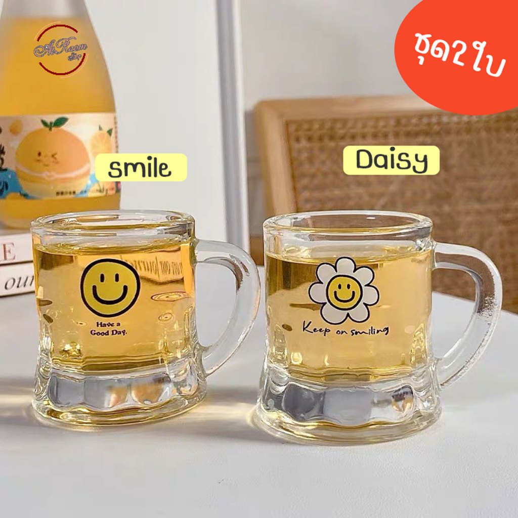 แก้วชอต โซจู ᴋᴏʀᴇᴀ 🇰🇷🍺 ใบเล็กน่ารัก จิ๋วแต่แจ๋ว แก้วเป๊ก แก้วโซจู