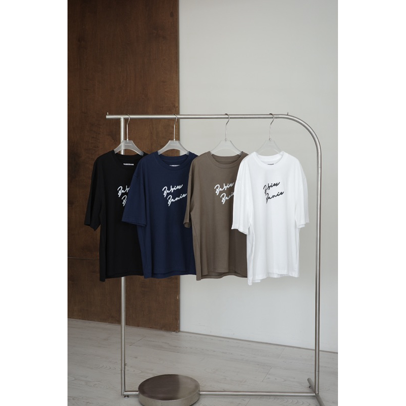 BABIEXBANIE - LOGO OVERSIZE T-SHIRT เสื้อยืดโอเวอร์ไซส์ สกรีนลาย อก44 ยาว 28