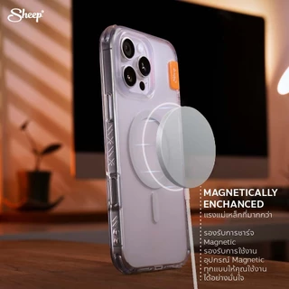 [Sheep Clear MS For iPhone&Samsung] เคสใสสำหรับไอโฟน13/14/15/16/17 Series และ S25 S26 Ultra เคสชาร์จแม่เหล็ก กันกระแทก