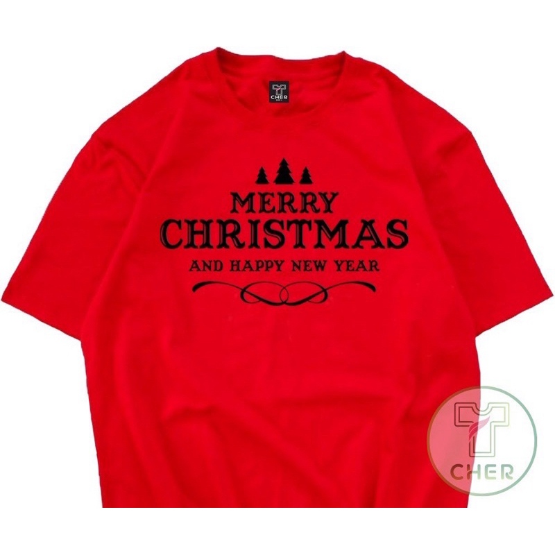 เสื้อยืดสกรีนลาย คริสต์มาส 01 ใหม่ผ้าcotton100%ผ้านิ่มทรงสวยพร้อมส่ง