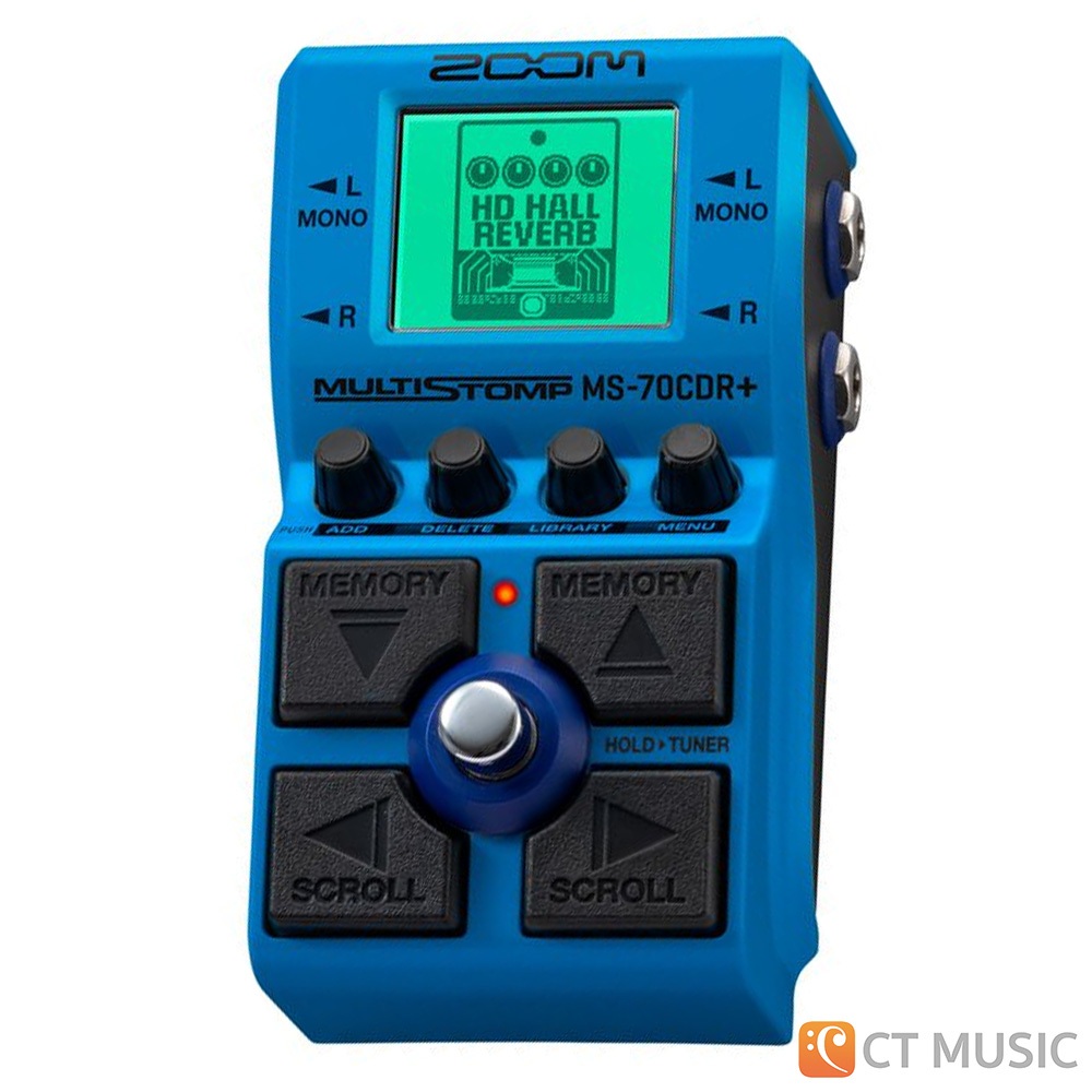 ZOOM MS-70CDR+ Multistomp Modulation Station Guitar Effect เอฟเฟคกีตาร์ MS-70CDR+ MS-70CDR MS70CDR