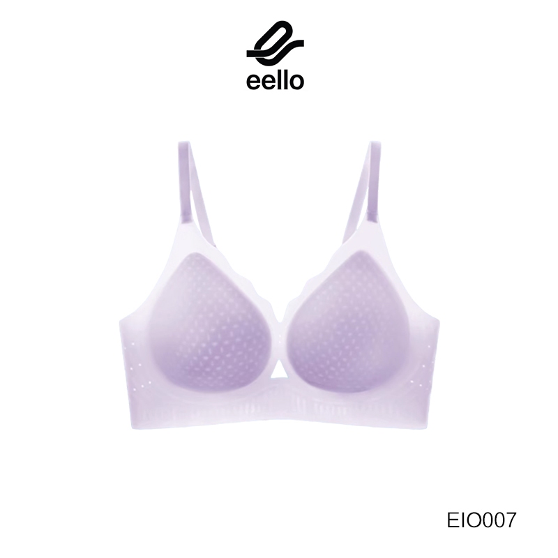Eello 007# ชุดชั้นใน ชุดชั้นในไร้ตะเข็บ วัสดุผ้าไหมไม่ระคายเคืองผิว ดีไซน์สวย ทรงหยดน้ำ ฟองน้ำนุ่ม สวมใส่สบาย