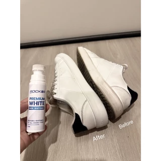 ROCKER WHITE ปากกาแก้รองเท้าเหลือง น้ำยาแก้ขอบรองเท้าเหลือง ขอบรองเท้าเหลือง รองเท้าเหลือง ขาวทันที