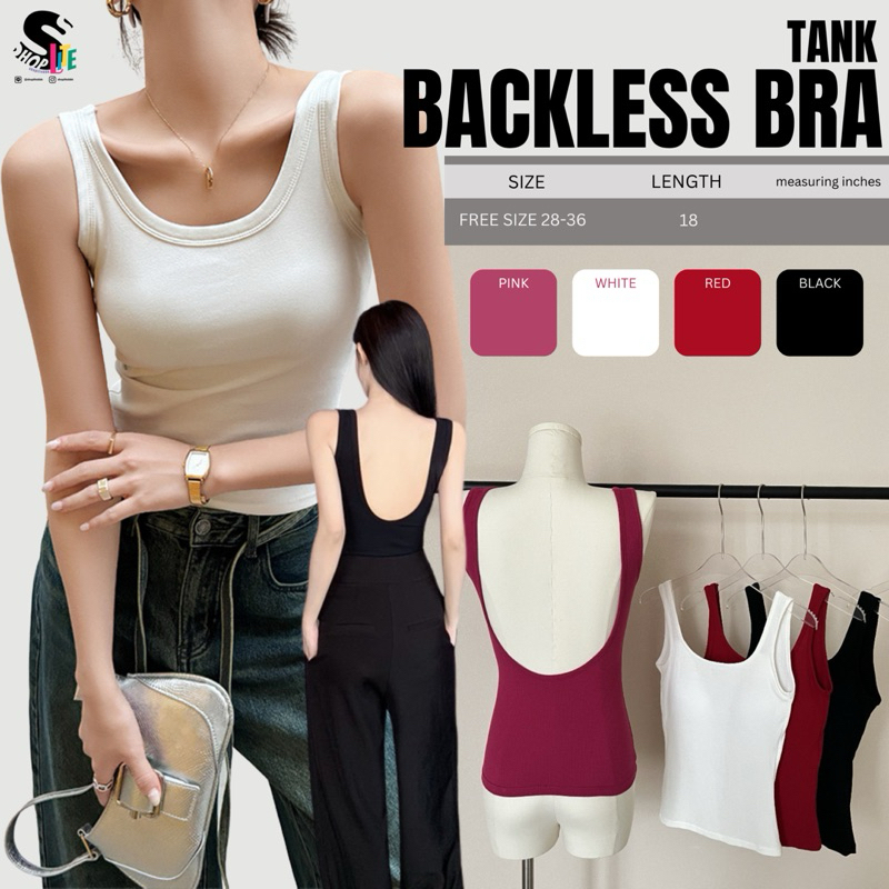 เสื้อกล้ามโชว์หลังมีบราในตัวอก ไซส์ s/m เต็มตัว ทรงสวยใส่ทำงานสายฝอสายเกา