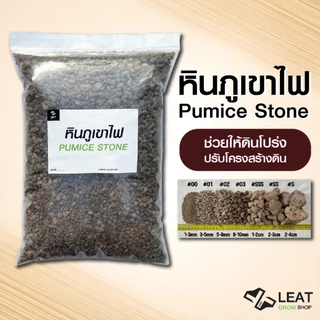 หินภูเขาไฟ pumice stone pHเป็นกลาง ปรับสภาพดิน ขนาดแบ่ง กรองบ่อปลา ปิ้งย่าง