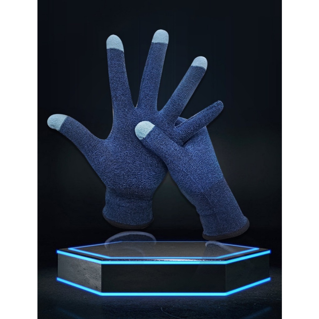 2024 ถุงมือเล่นเกม (1คู่) ถุงมือพับจี ถุงมือ ROV ฟีฟาย free fire กันเหงื่อ ระบายอากาศดี