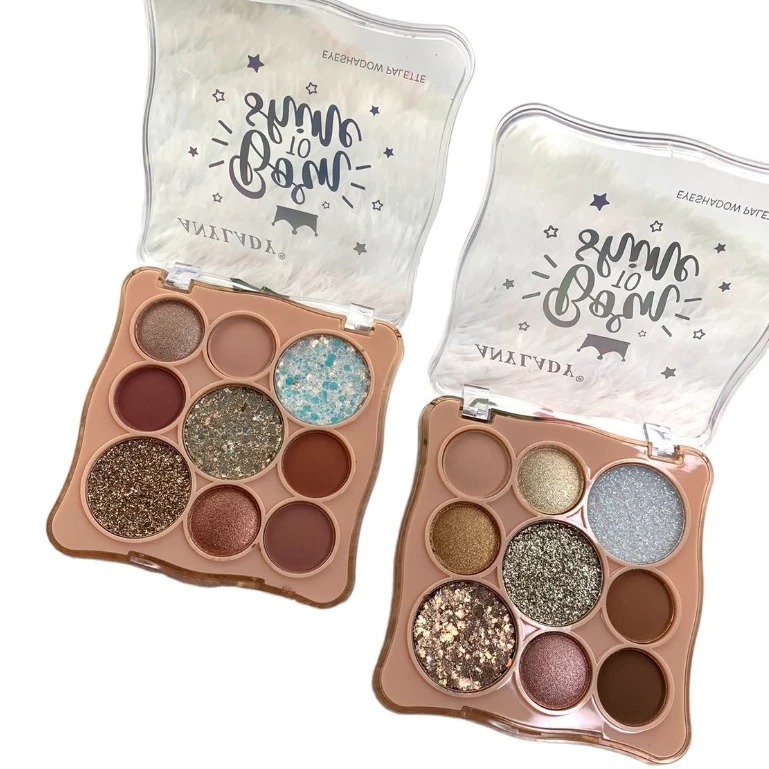 ปลีก/ส่ง ทาตาสีสวย 9 หลุม ANYLADY Born Shine EYESHADOW PALETTE No.912
