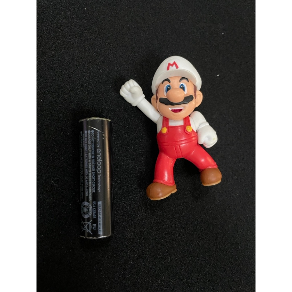 Nintendo SUPER MARIO FIRE MARIO 2.5" Mini Figure Jakks Pacific Collectible