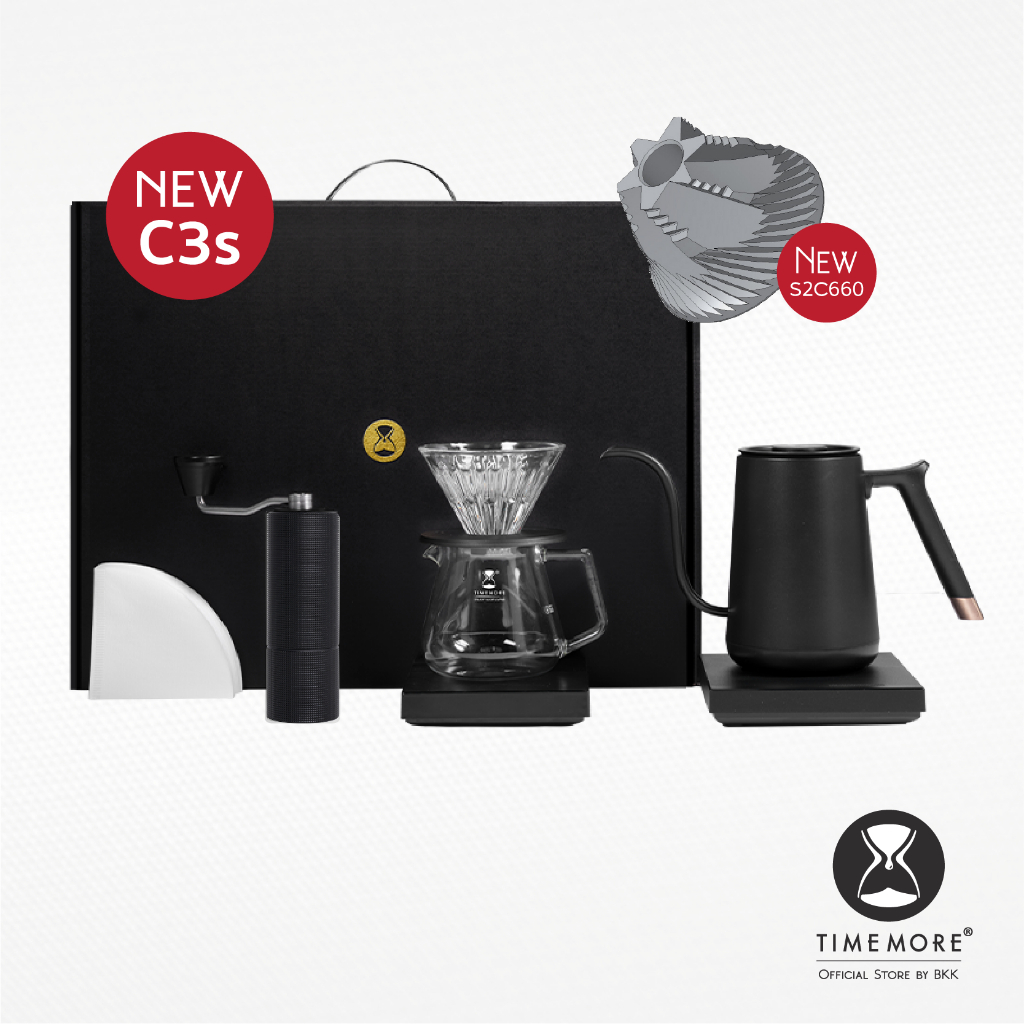 Timemore C3s Full Set ประกันศูนย์ 1 ปี (ชุดดริปกาแฟ C3s Full Set)
