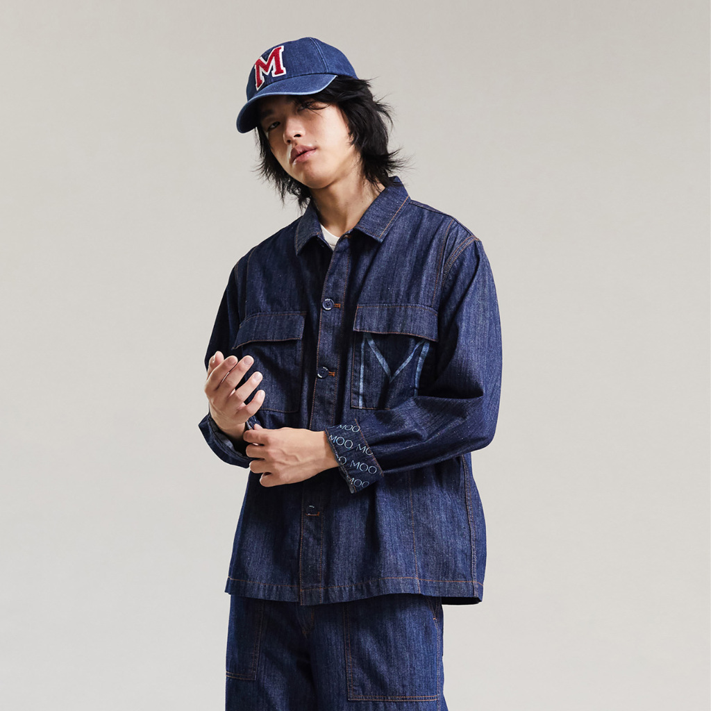 [MOO 6/22] Diego jeans garment washed jacket เสื้อแจ็คเก็ตผู้ชาย แขนยาว ผ้าเดนิมฟอกพิเศษ