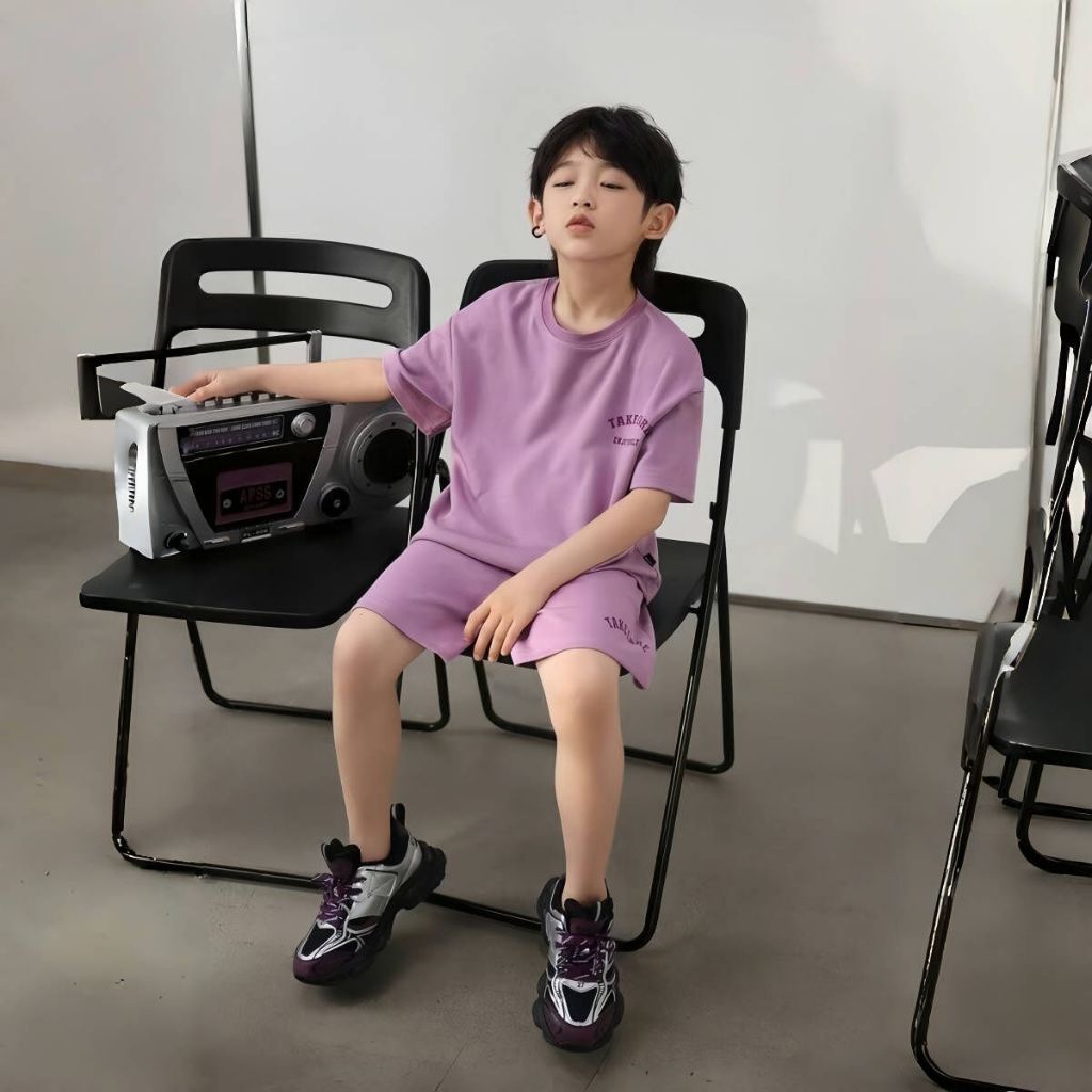 Beryl kidsชุดเซ็ทเด็กชายน่ารักชุดสูทลําลองสําหรับเด็กฤดูร้ รูปที่ 3