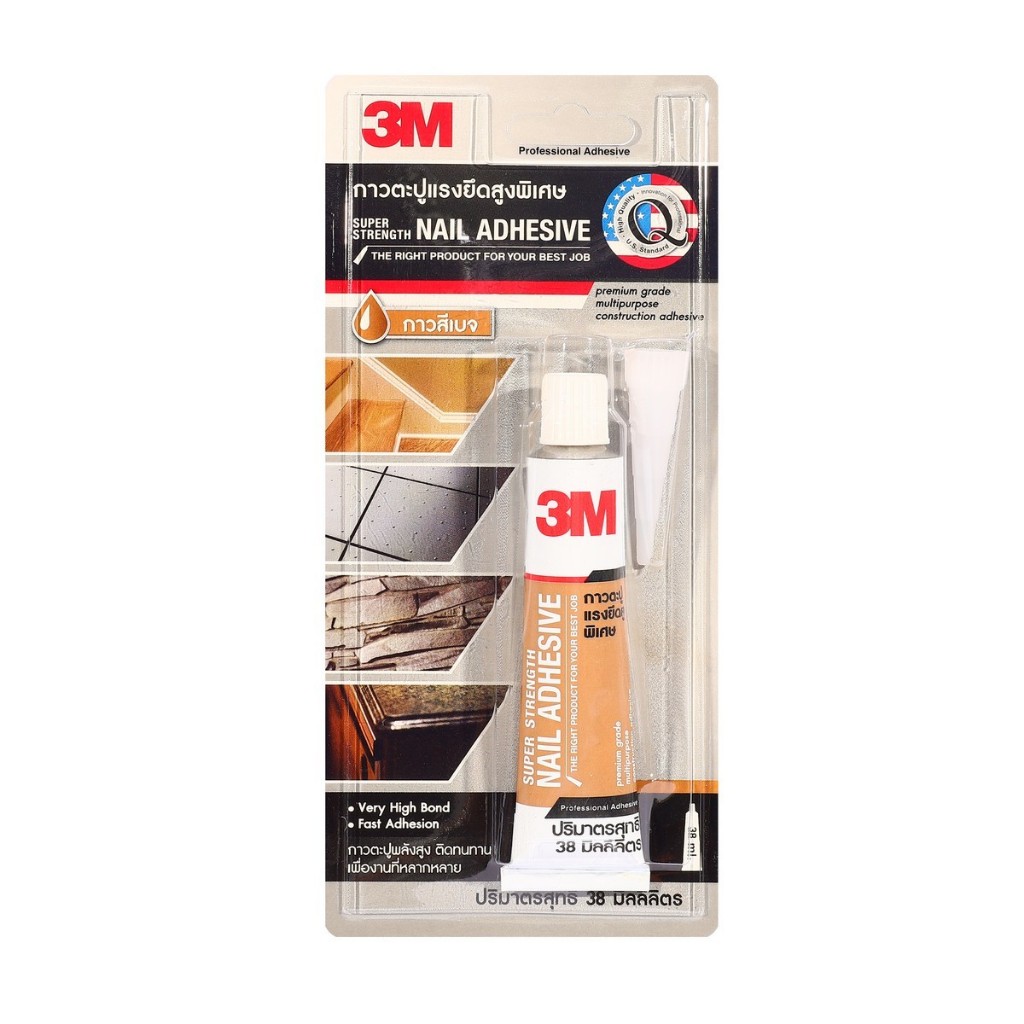 กาวตะปูแรงยึดสูงพิเศษ (สีเบจ) 38 ml. 3M