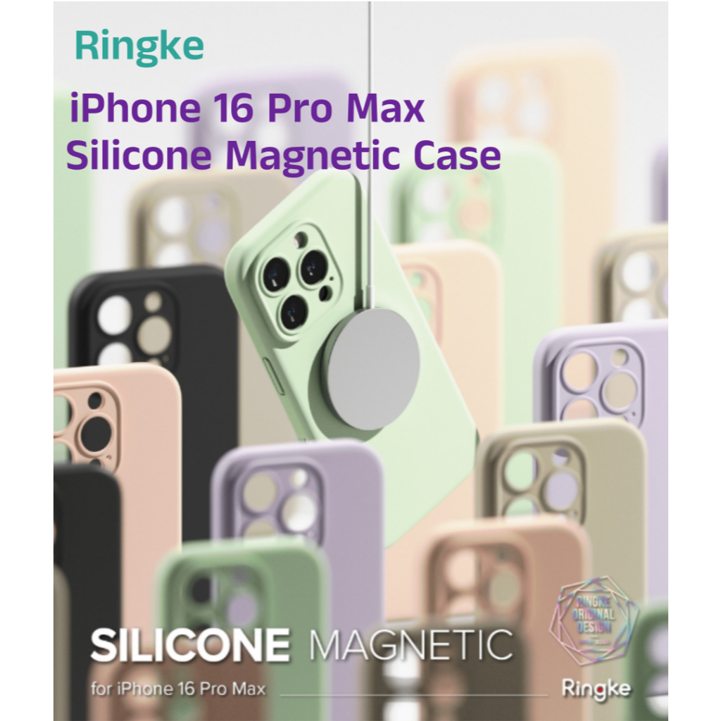 Ringke iPhone16 Pro Max Silicone&Magnetic Case