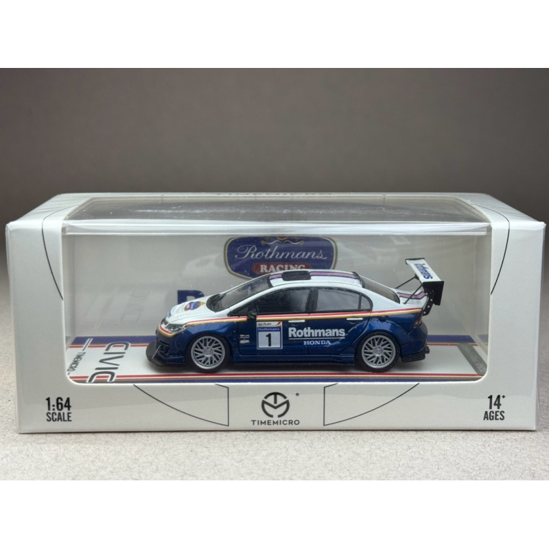 Honda Civic FD Rothmans Scale 1:64 ยี่ห้อ Timemicro
