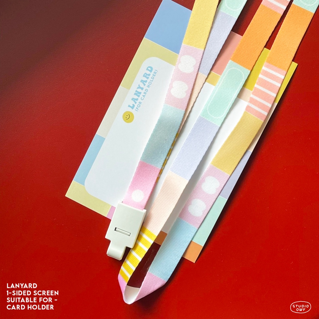 STUDIO.OWY : Lanyard สายคล้องบัตร *เฉพาะสาย*