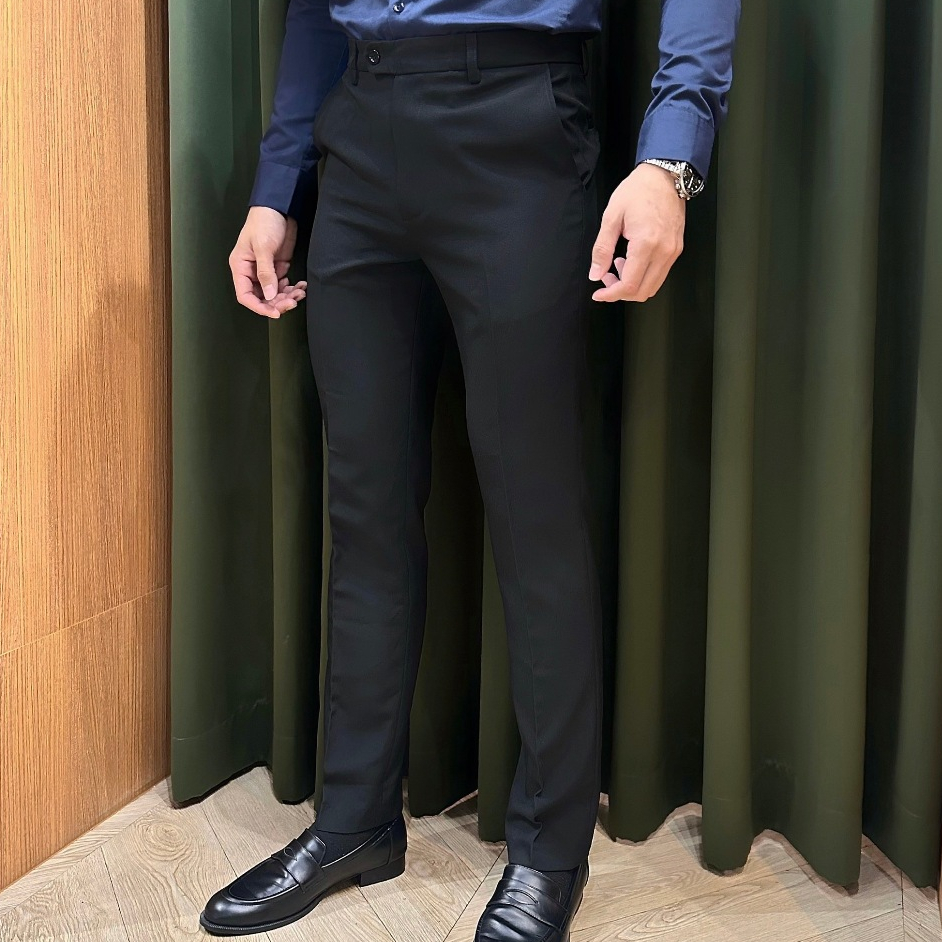 กางเกงสแล็คชิโน่ขายาว ทรงขากระบอกเล็ก คลาสสิคและวินเทจ- WDNSDAY Retro Chino Pants