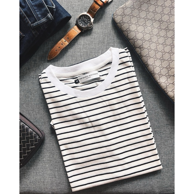 The mason boutique Men Extra comfort classic T-shirt cotton 100% เสื้อยืด รุ่นคลาสสิค สำหรับ ผู้ชาย