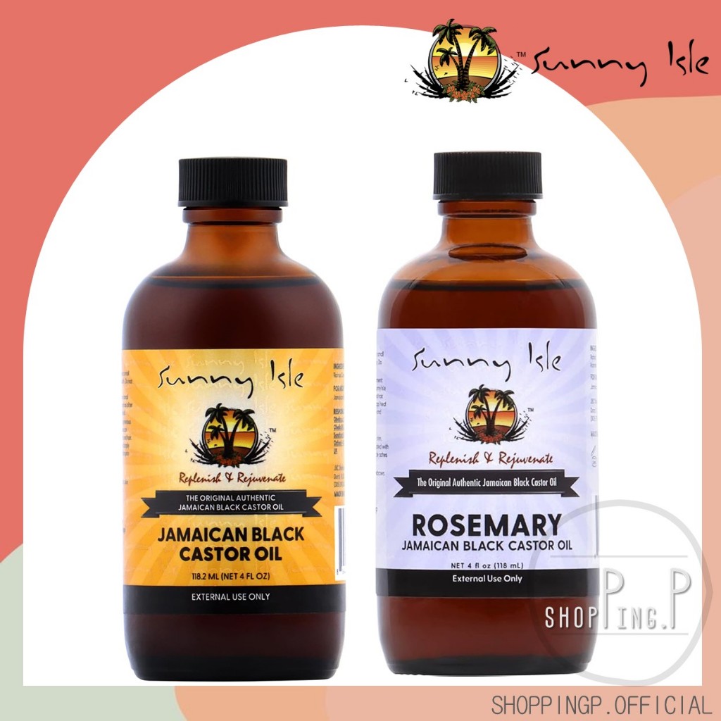 ✳️[แท้ 100%/พร้อมส่ง]✳️ Sunny Isle Jamaican Black Castor Oil 4 fl oz (118 ml) ออยล์บำรุงผม ขน คิ้ว และผิว