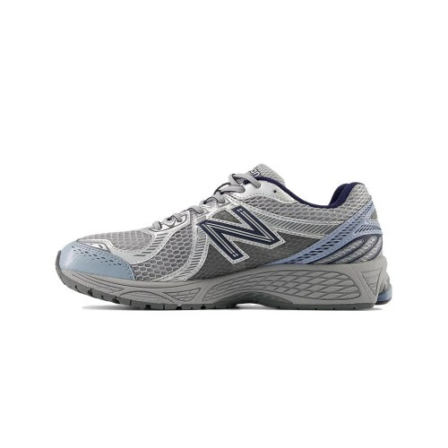 【ของแท้100%】New Balance NB 860 v2 silver gray blueส่งฟรี