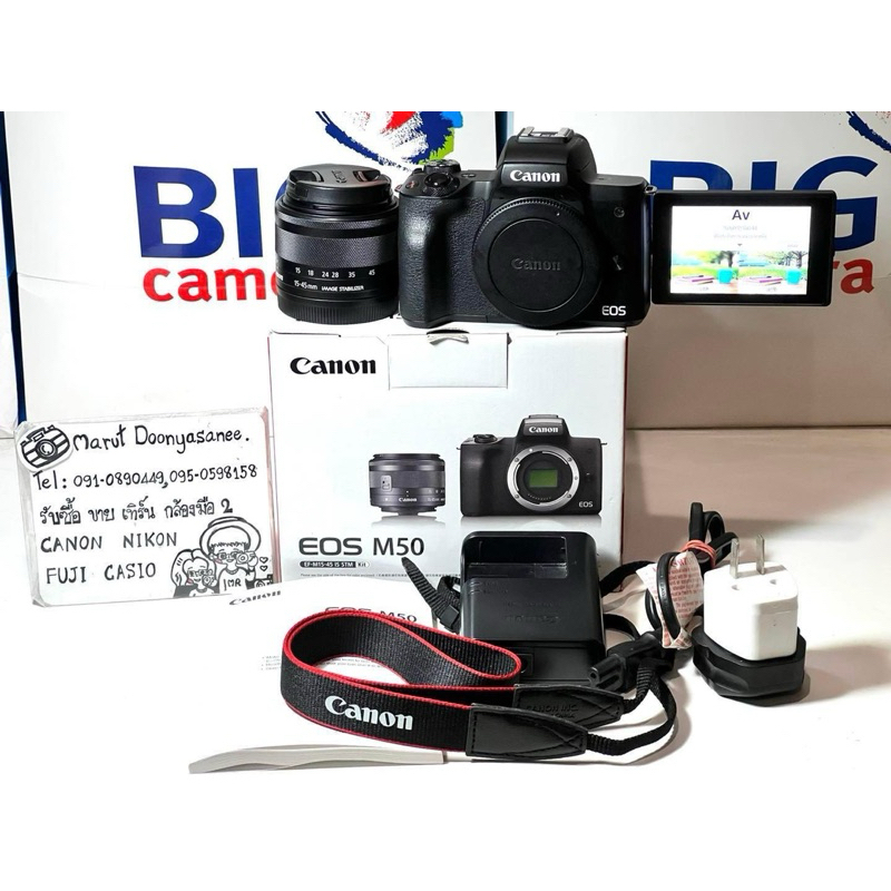 Canon M50 ตัวแรก สินค้ามือสอง หมดประกันร้าน