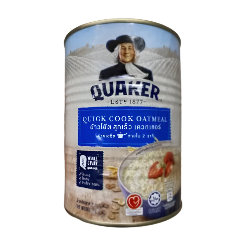 Quaker Quick Cook Oatmeal เควกเกอร์ ข้าวโอ๊ต สุกเร็ว 800 กรัม