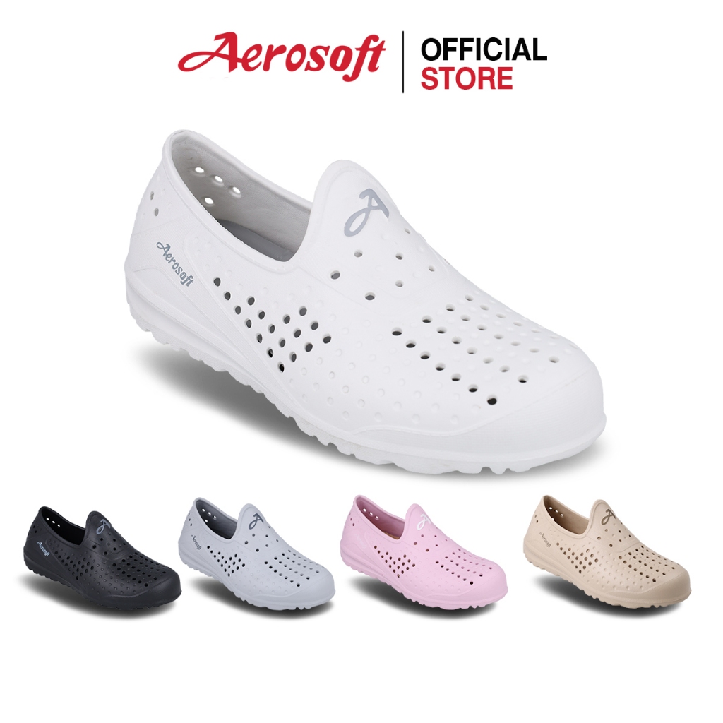 Aerosoft (แอโร่ซอฟ) รองเท้าแบบสวมชายหญิง รุ่น Air walk (SN9310)