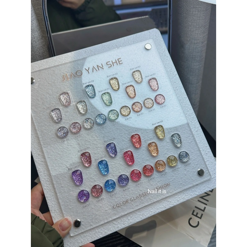 พร้อมส่ง สีกลิสเตอร์ไดมอนด์