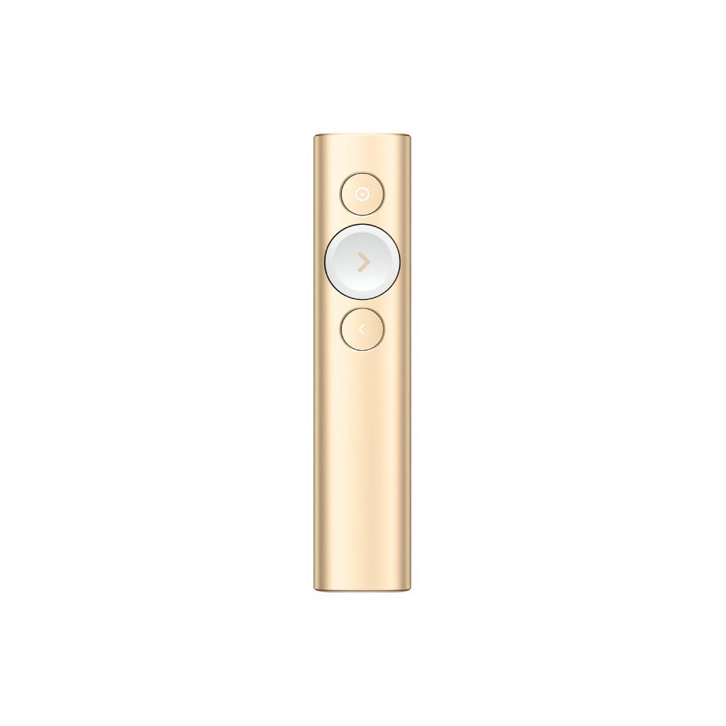 WIRELESS PRESENTER REMOTE LOGITECH SPOTLIGHT (GOLD) WIRELESS CORDLESS DIGITAL