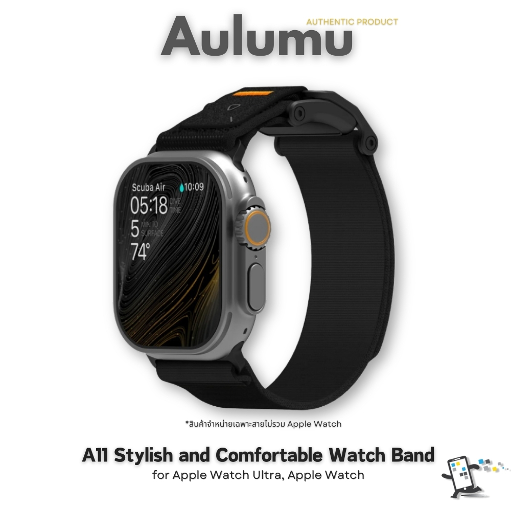 Aulumu  A11  Mag Buckle Slim สายนาฬิกาสำหรับ Apple Watch Ultra และ Apple Watch